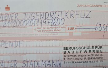 Spenden für das Jugendrotkreuz