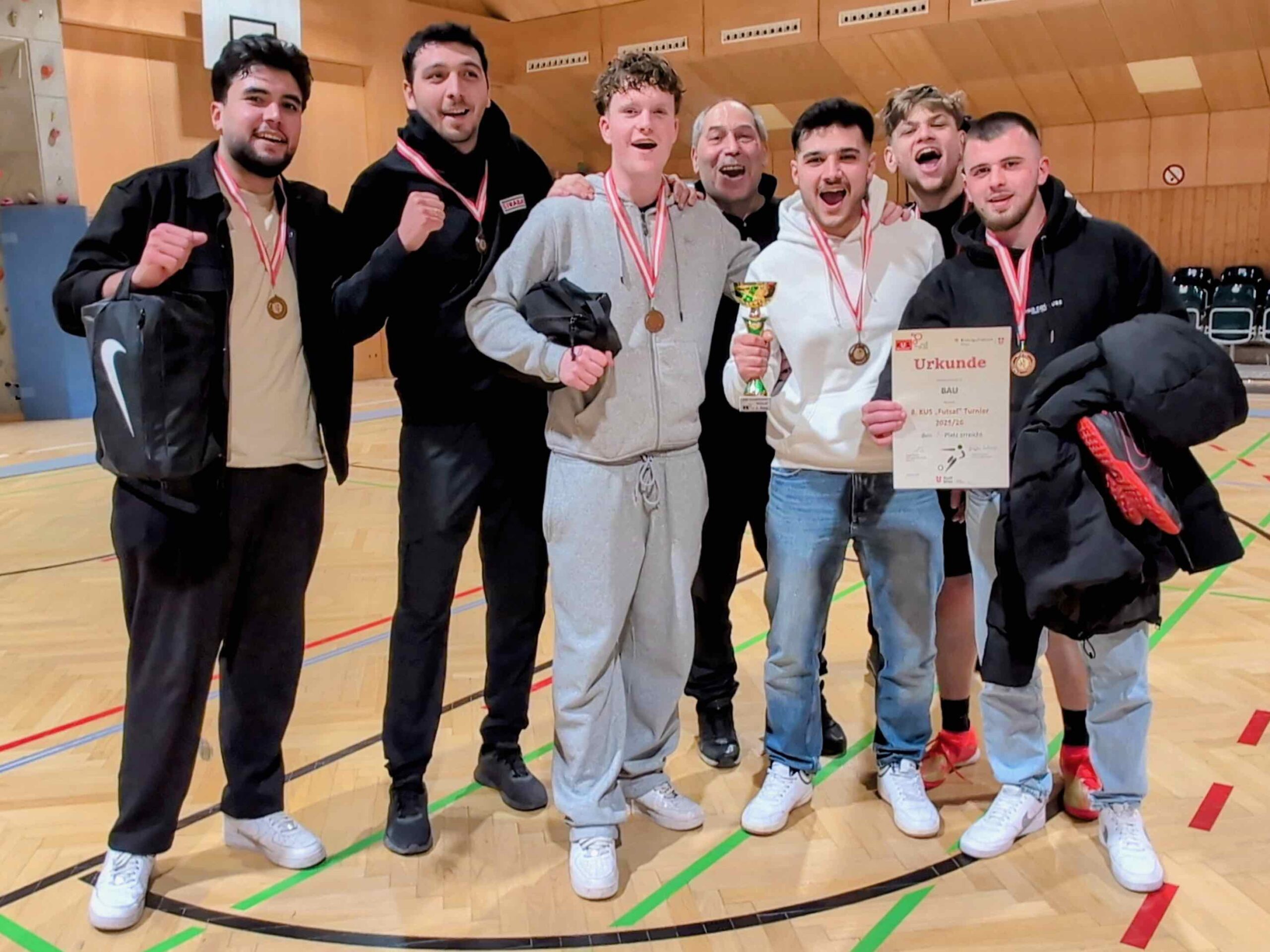 3. und 6. Platz beim Futsal-Turnier